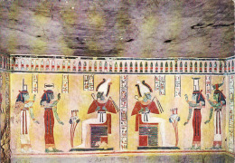 Egypte, Thebes-Louxor, Vallée Des Reines - Peintures Murales Dans Le Tombeau De Khamouast, Circulé Non - Louxor