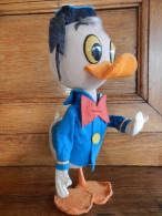 Très Ancien DONALD En Feutrine 27 Cm - Toy Memorabilia