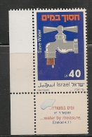 ENERGY - WATER - 1988 ISRAEL Yvert # 1027 - MNH With TAB - Agua