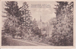 AK Saargemünd Lothringen - Städtische Anlagen Mit Hospital - 1916 (13308) - Lothringen