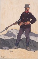 Moos : Soldat De Garde, Occupation Des Frontières 1914 / Grenzbesetzung 1914 - Moos, Carl