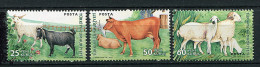 (cl.18 -60) Turquie ** N° 3292 à 3294 (ref. Michel Au Dos) - Chèvres, Bœufs, Moutons - - Unused Stamps