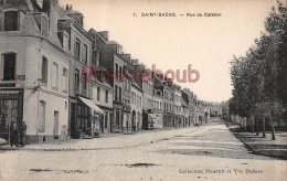 76 - SAINT SAENS -  Rue Du Catelier  - Commerces -  2 Scans - Dos Vierge - Saint Saens