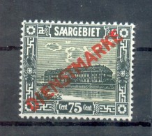 Saar DIENST 15XXI ABART**POSTFRISCH (72386 - Service