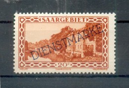 Saar DIENST 24III ABART**POSTFRISCH (72394 - Dienstmarken