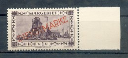 Saar DIENST 30III ABART**POSTFRISCH (72401 - Dienstmarken