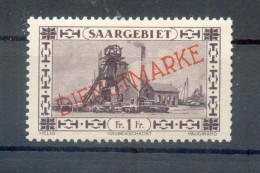 Saar DIENST 30XIII ABART**POSTFRISCH (72403 - Servizio