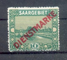 Saar DIENST 3aI ABART**POSTFRISCH (72339 - Service