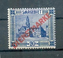 Saar DIENST 5IV ABART**POSTFRISCH (72360 - Service