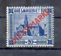 Saar DIENST 5XXI ABART**POSTFRISCH (72358 - Dienstmarken