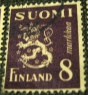 Finland 1945 Lion 8m - Used - Usati