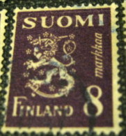 Finland 1945 Lion 8m - Used - Usati