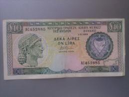 Cyprus 1989 10 Pounds - Zypern
