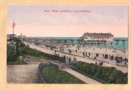 Pier FROM Gardens Cleethorpes  PC  UNUSED UNUSUAL - Autres & Non Classés