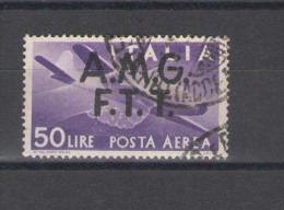 TRIESTE 1947 POSTA AEREA DEMOCRATICA 50 LIRE ANNULLATO - Airmail