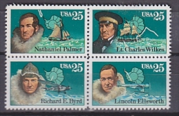 United States 1988 Antarctic Explorers 4v ** Mnh (20653) - Other & Unclassified