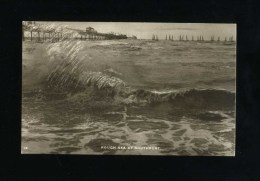 - ANGLETERRE . ROUGH SEA AT SOUTHPORT . - Southport