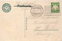 ALLEMAGNE BAVIERE ENTIER POSTAL ILLUSTRE 1906 - Sonstige & Ohne Zuordnung