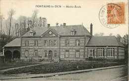 0115 737: Fontaine-le-Dun  -  Mairie  -  Ecole - Fontaine Le Dun