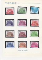 MONACO - TIMBRES PREOBLITERES N° 54 A 73 NEUF XX  COTE : 23 € - VorausGebrauchte