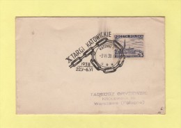 Targi Katowickie - 1939 - Pologne - Cartas & Documentos