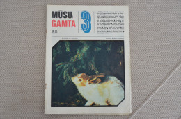 Lithuania Magazine "Musu Gamta"  "Our Nature" - Revues & Journaux