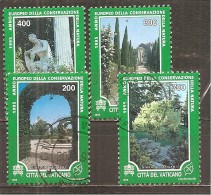 Vaticano Unificato Nº 1017-19, 1021 (usado) (o) - Used Stamps