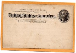 United States 1891 Card - ...-1900