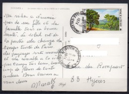 Nouvelle-Calédonie - 1974 - Carte - Yvert N° PA 148 - Lettres & Documents