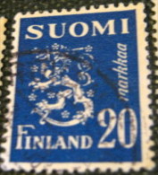 Finland 1950 Lion 20m - Used - Usati