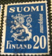 Finland 1950 Lion 20m - Used - Usati