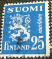 Finland 1952 Lion 25m - Used - Usati