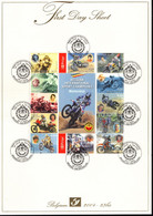 308468303 FIRST DAY SHEET  OCB Bl117 Bl 117 Motorcross - 1999-2010