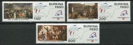 140 BURKINA FASO 1989 - Prise De La Bastille Philexfrance (Yvert A 322 24) Neuf ** (MNH) Sans Charniere - Burkina Faso (1984-...)