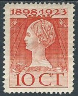 1923 OLANDA REGINA GUGLIELMINA 10 CENT MH * - G11 - Nuevos