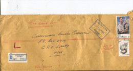 (special 8) Registered Letter Posted From Preston VIC To Sydney - 1975 (with Red Seal At Back Of Letter) - Brieven En Documenten