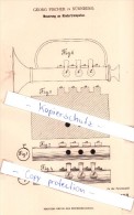 Original Patent - Georg Fischer In Nürnberg , 1880 , Kindertrompeten , Trompete , Trumpet , Brass !!! - Instruments De Musique