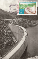 16375- NEGOVANU DAM, WATER POWER PLANT, MAXIMUM CARD, 1978, ROMANIA - Agua