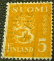 Finland 1945 Lion 5m - Used - Usati