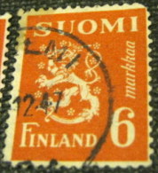 Finland 1945 Lion 6m - Used - Usati