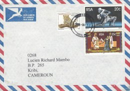 South Africa 2000 Knysna Arts Theater Danse Leopard Cat Cover - Lettres & Documents