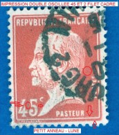 * 1923 / 26   N° 175 A + D   PASTEUR  OBLITÉRÉ - Oblitérés