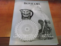 1998 BONHAMS Chelsea ENGLISH POTTERY & PORCELAIN Works Of Art Catalogue Illustré - Otros & Sin Clasificación