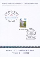 Czech Rep. / My Own Stamps (2014) 0223: Adolf Absolon "Waterworks - Dam Flaje" (2013); Baptism Postage Stamps - Agua