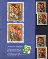 Weihnachten 1982 Berlin 688 BRD 1161 ** / O + Karte 6€ Geburt Christi/Hl.3 Könige Von Bertram Christmas Cover Of Germany - Autres & Non Classés