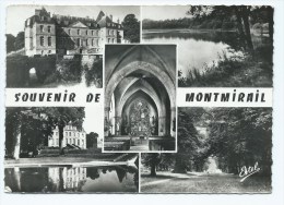 CPSM MULTIVUES SOUVENIR DE MONTMIRAIL, MARNE 51 - Montmirail