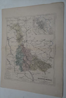 @ ANCIENNE CARTE ETAT MAJOR DEPARTEMENT 54 MEURTHE ET MOSELLE  AVANT 1912 PLAN DE NANCY ET ENVIRONS - Geographische Kaarten