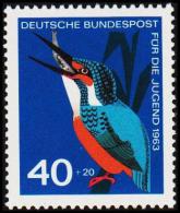 1963. Einheimische Vögel. 40 + 20 Pf. (Michel: 404) - JF220388 - Autres & Non Classés