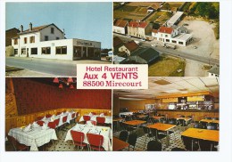 CP MULTIVUES MIRECOURT, HOTEL RESTAURANT AUX 4 VENTS, CHEZ DEDE, PUB BIERE KANTERBRAU, VOSGES 88 - Mirecourt