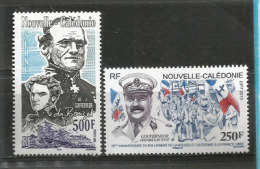 Les Gouverneurs De Nouvelle-Calédonie (Ralliement De La N-C à La France Libre). 2 T-p Neufs ** Hautes Faciales - Unused Stamps
